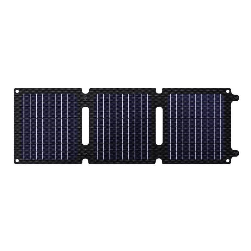 Panel solar portátil trust zuny/ 1xusb tipo-c/ 1xusb/ 20w