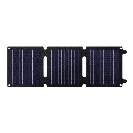 Panel solar portátil trust zuny/ 1xusb tipo-c/ 1xusb/ 20w