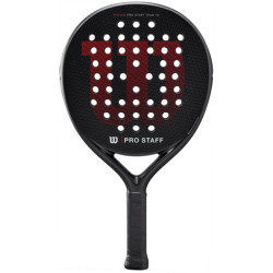 Pala de pádel wilson pro staff team tx v2/ negra y roja