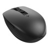Ratón inalámbrico por bluetooth hp 710/ batería recargable/ hasta 3000 dpi/ negro