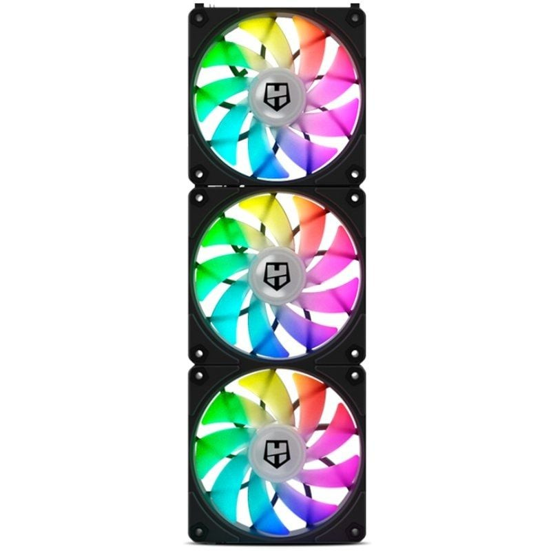 Pack 3 ventiladores nox easy link/ argb/ 12cm