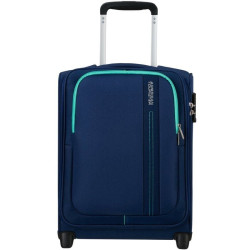 Maleta de cabina american tourister sea seeker upright/ 45x36x20cm/ 2 ruedas/ marino combate