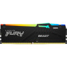 Memoria ram kingston fury beast rgb 32gb/ ddr5/ 6000mhz/ 1.4v/ cl30/ dimm