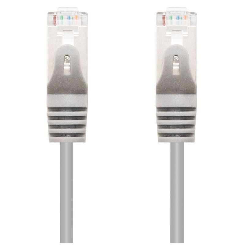 Cable de red rj45 ftp nanocable 10.20.0801/ cat.6/ 1m/ gris