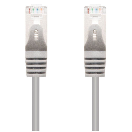 Cable de red rj45 ftp nanocable 10.20.0801/ cat.6/ 1m/ gris