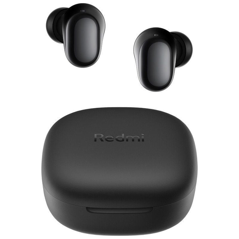 Auriculares bluetooth xiaomi redmi buds 6 play con estuche de carga/ autonomía 7h/ negros
