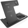 Base de carga inalámbrica aisens asch-15w3wc043-bk/ 15w