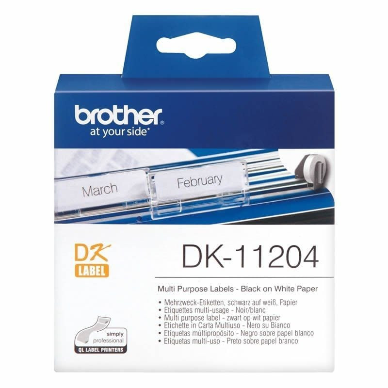 Rollo de etiquetas original brother dk-11204