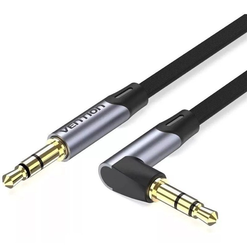 Cable estéreo vention banhd/ jack 3.5 macho - jack 3.5 macho/ 50cm/ gris