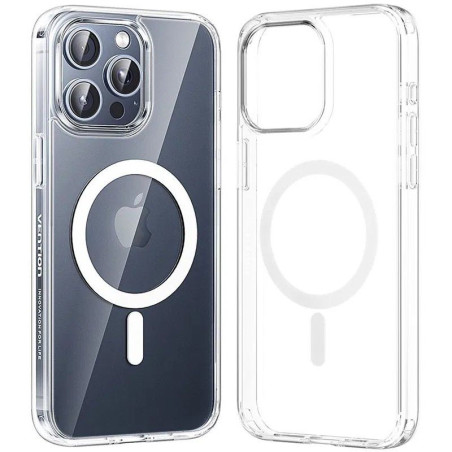 Funda dura con magsafe vention kuct0-30/ compatible con iphone 15 pro/ transparente