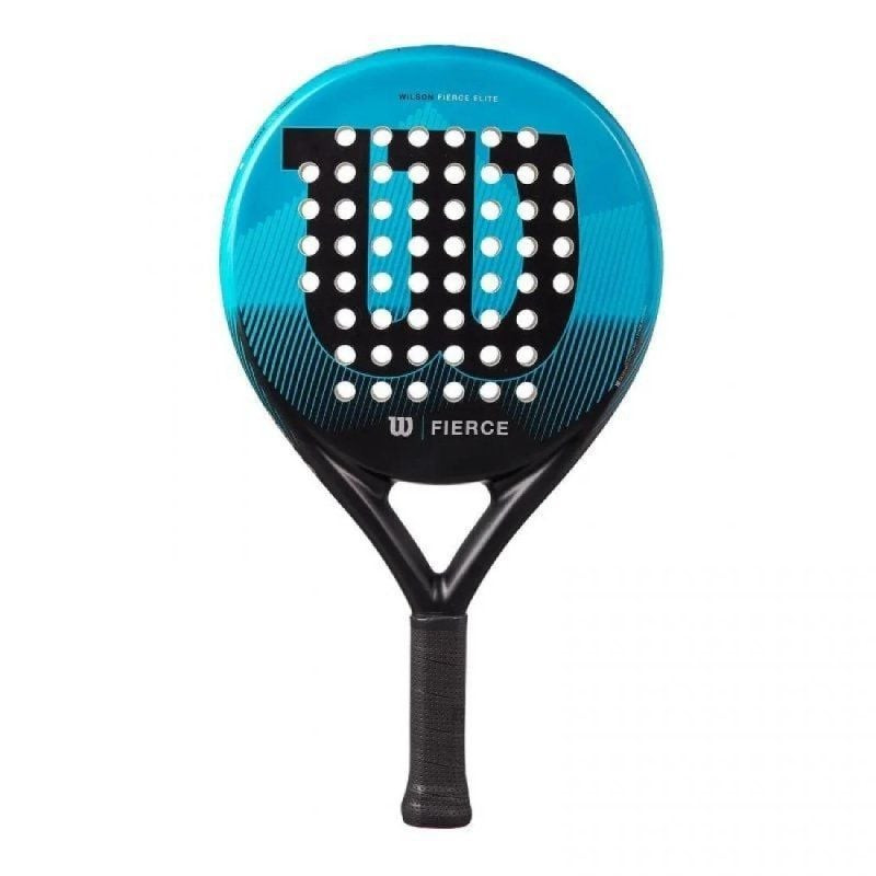 Pala de pádel wilson fierce elite 2/ azul y negra