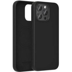 Funda silicona con magsafe vention kufb0-40/ compatible con iphone 15 pro max/ negra