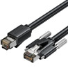 Cable de red rj45 sftp vention ibubi cat.6/ 3m/ negro