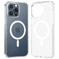 Funda dura con magsafe vention kuct0-40/ compatible con iphone 15 pro max/ transparente