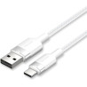 Cable usb 2.0 tipo-c vention ctnwh/ usb tipo-c macho - usb macho/ hasta 60w/ 480mbps/ 2m/ blanco