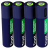 Pack de 4 pilas aaa trust 25671/ recargables