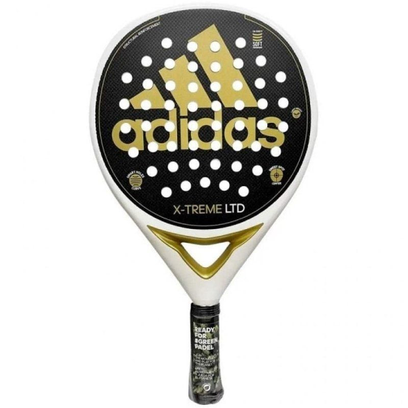 Pala de pádel adidas pala adidas x-treme/ blanca y oro