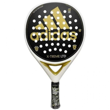 Pala de pádel adidas pala adidas x-treme/ blanca y oro