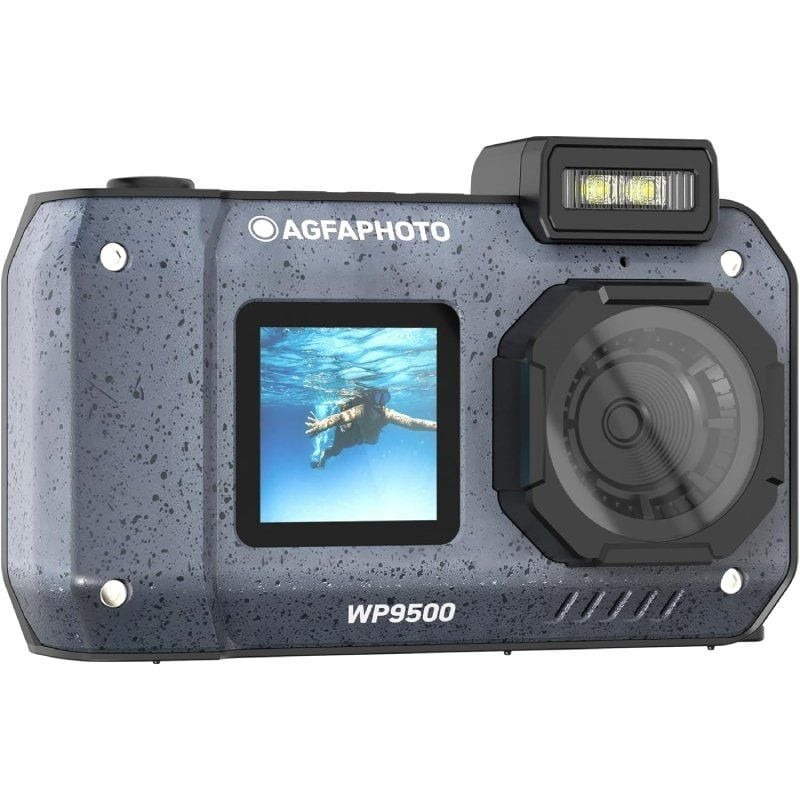 Cámara digital deportiva agfaphoto realishot wp9500/ 24mp/ negra