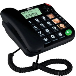 Teléfono maxcom kxt480/ negro