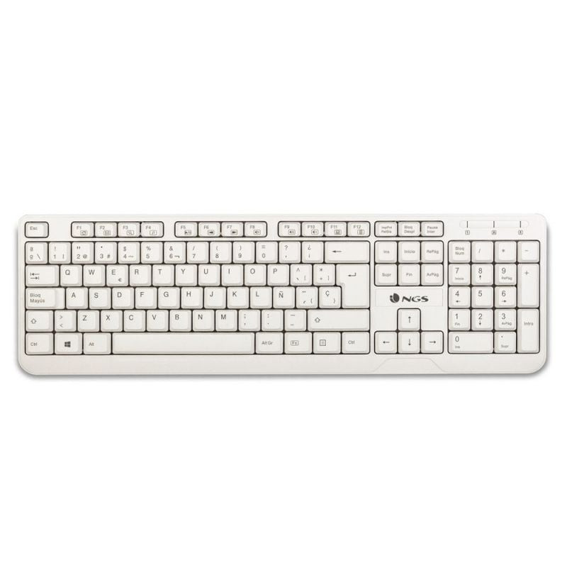 Teclado ngs spike/ blanco