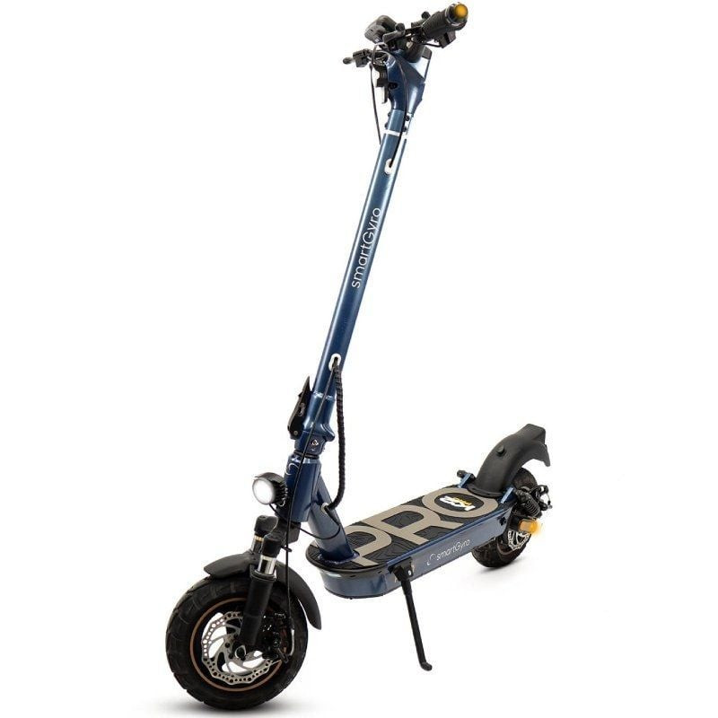 Patinete eléctrico smartgyro k2 pro blue certificado/ motor 1000w/ ruedas 10'/ 25km/h /autonomía 60km/ azul