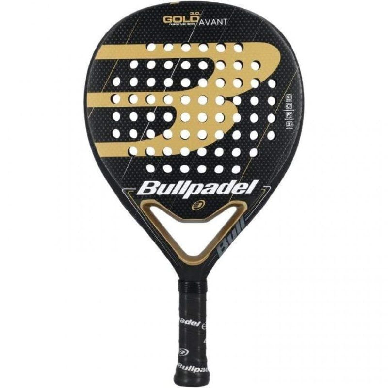 Pala de pádel bullpadel gold 3.0 2021/ negra y dorada