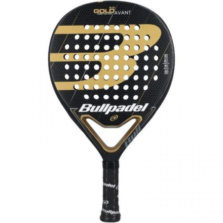 Pala de pádel bullpadel gold 3.0 2021/ negra y dorada