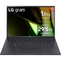 Portátil lg gram 14zd90s-g.ax75b intel core ultra 7-155h/ 16gb/ 512gb ssd/ 14'/ sin sistema operativo