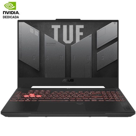 Portátil gaming asus tuf gaming a15 tuf507nur-lp110 ryzen 7 7435hs/ 32gb/ 1tb ssd/ geforce rtx 4050/ 15.6'/ sin sistema 