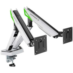 Soporte gaming para 2 monitores aisens dt38tsr-345/ hasta 16kg