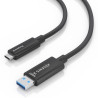 Cable usb 3.2 tipo-c aoc aisens a157-0926/ usb tipo-c macho - usb macho/ 10gbps/ 25m/ negro