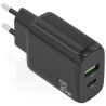 Cargador gan de pared aisens a110-0924/ 1xusb tipo-c/ 1xusb/ 30w/ negro